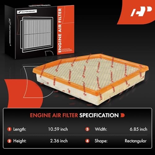 Engine Air Filter Compatible with Chrysler Pacifica 2017-2023 3.6L Flex/Gas,