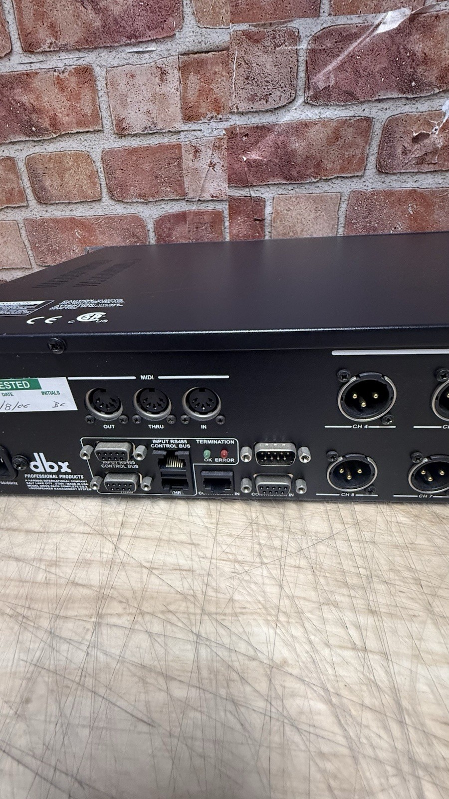 dbx driverack 480 Complete Equalization & Loudspeaker Management System