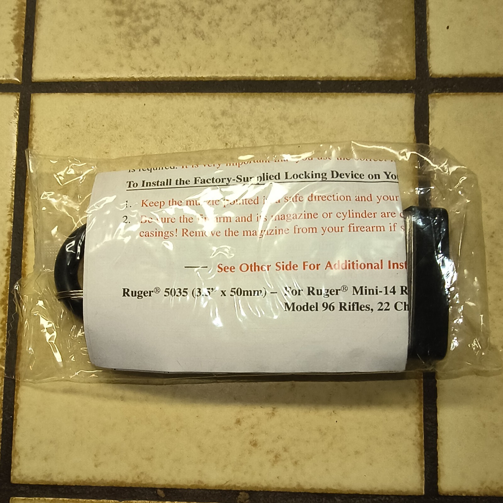 Ruger Gun Lock No. 5035 With 2 Keys New padlock