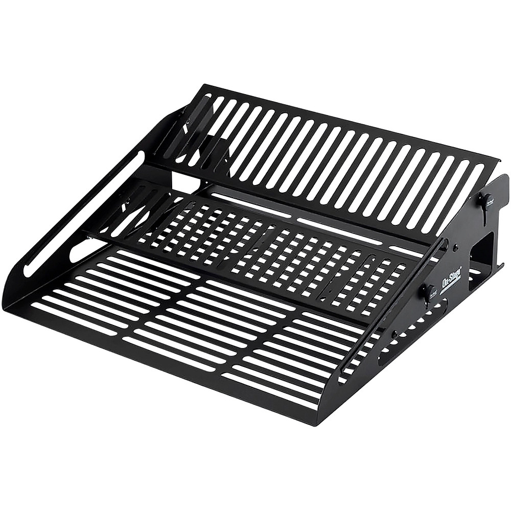 OnStage SR5 Synth Rack Keyboard Stand Steel Black 3 Adjustable Shelves