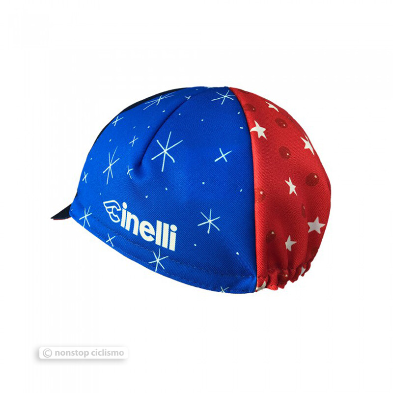 Cinelli Cycling Cap : SERGIO MORA 'COSMIC RIDERS' BLUE