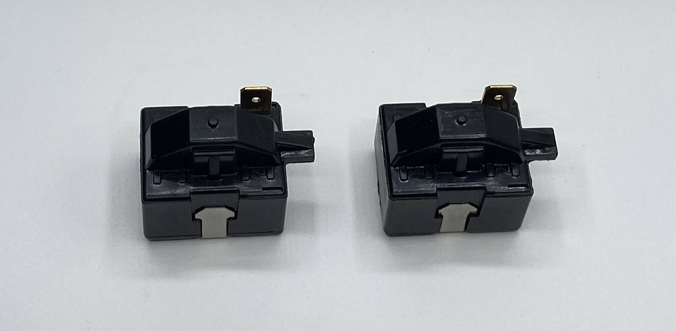 New 6748C-0003D OEM 2 pack LG Refrigerator Compressor Start Relay P6R8MC- 1PIN