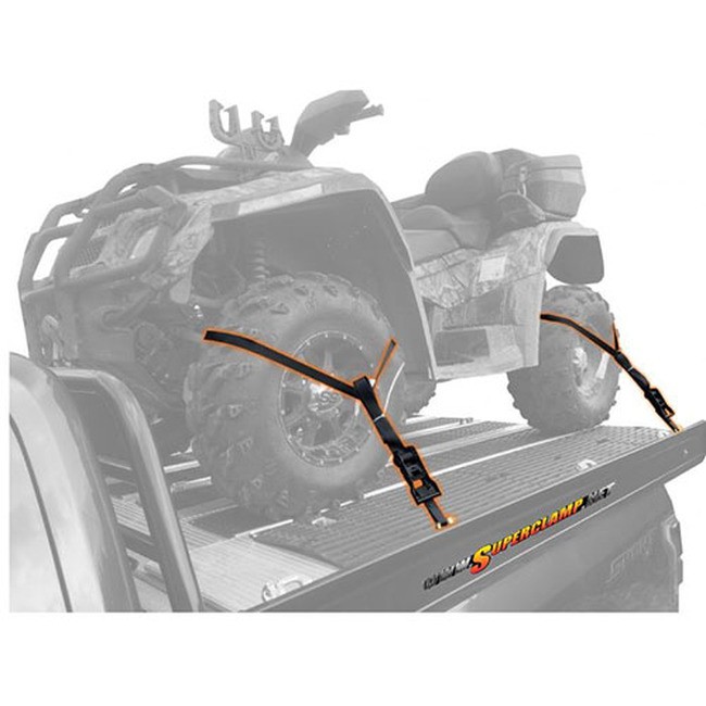 Superclamp ATV/UTV Strap Kit with Deck Hooks and Storage Bag 9000 ATV TIE DOWN