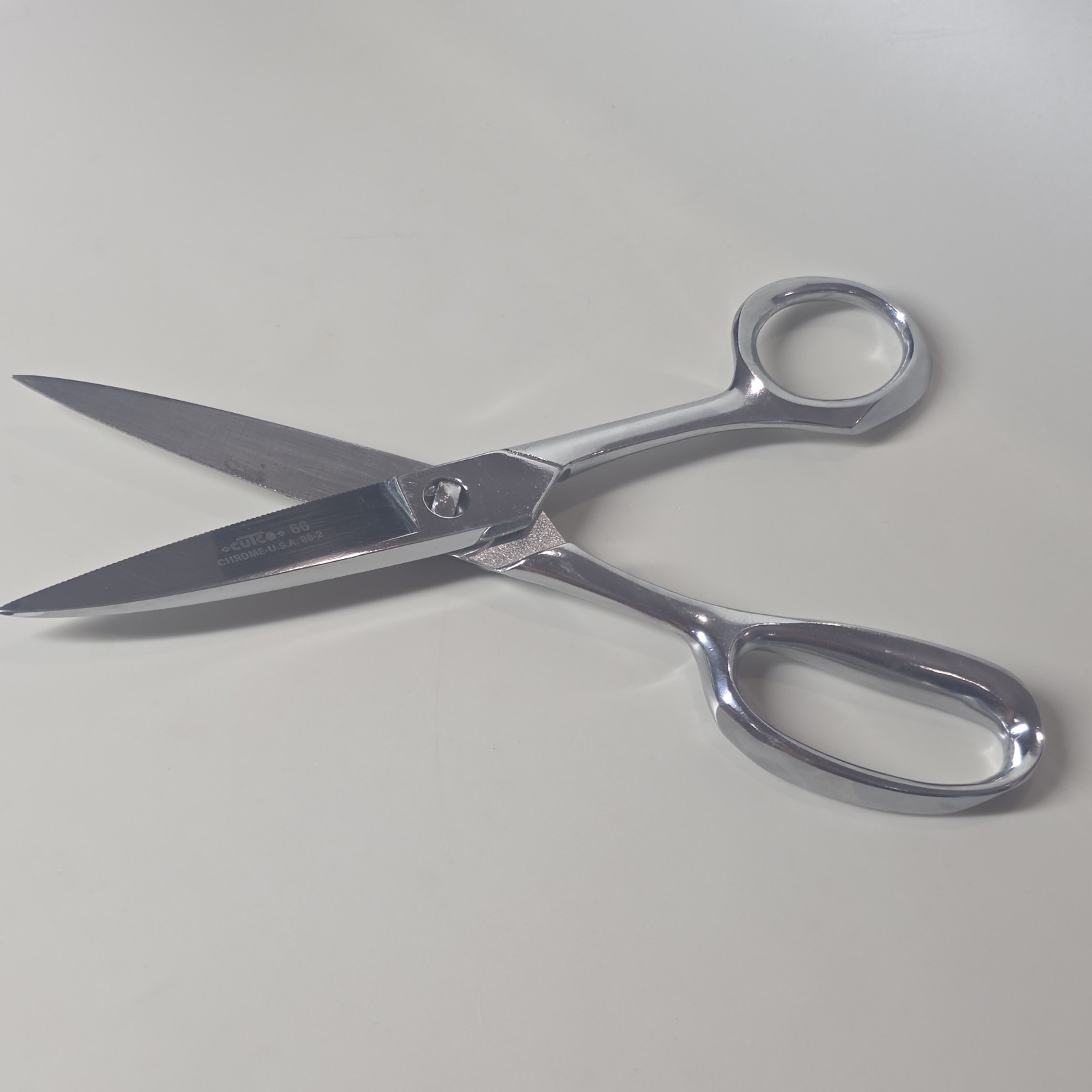 Vintage Cutco Kitchen Scissors USA Take Apart Shears Chrome 8.25'' Serrated EXC