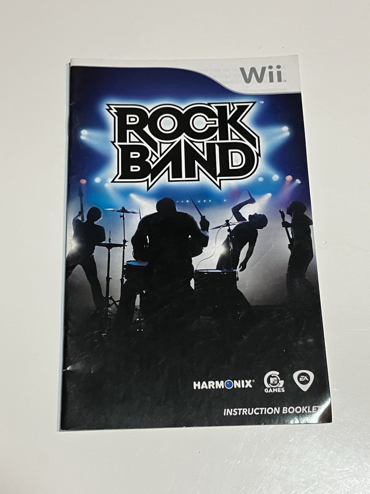 Rock Band Instruction Booklet ONLY! (Nintendo Wii) Manual
