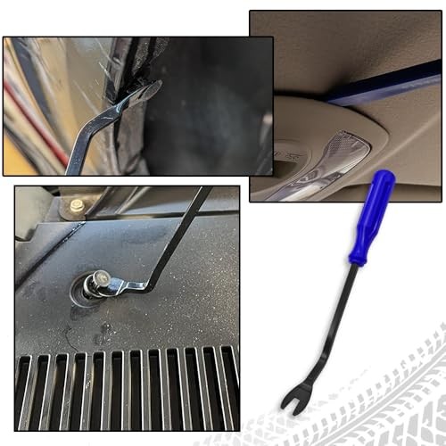 5PCS Auto Trim Removal Tool Kit, Plastic Pry Tool, No Scratch Plastic Blue