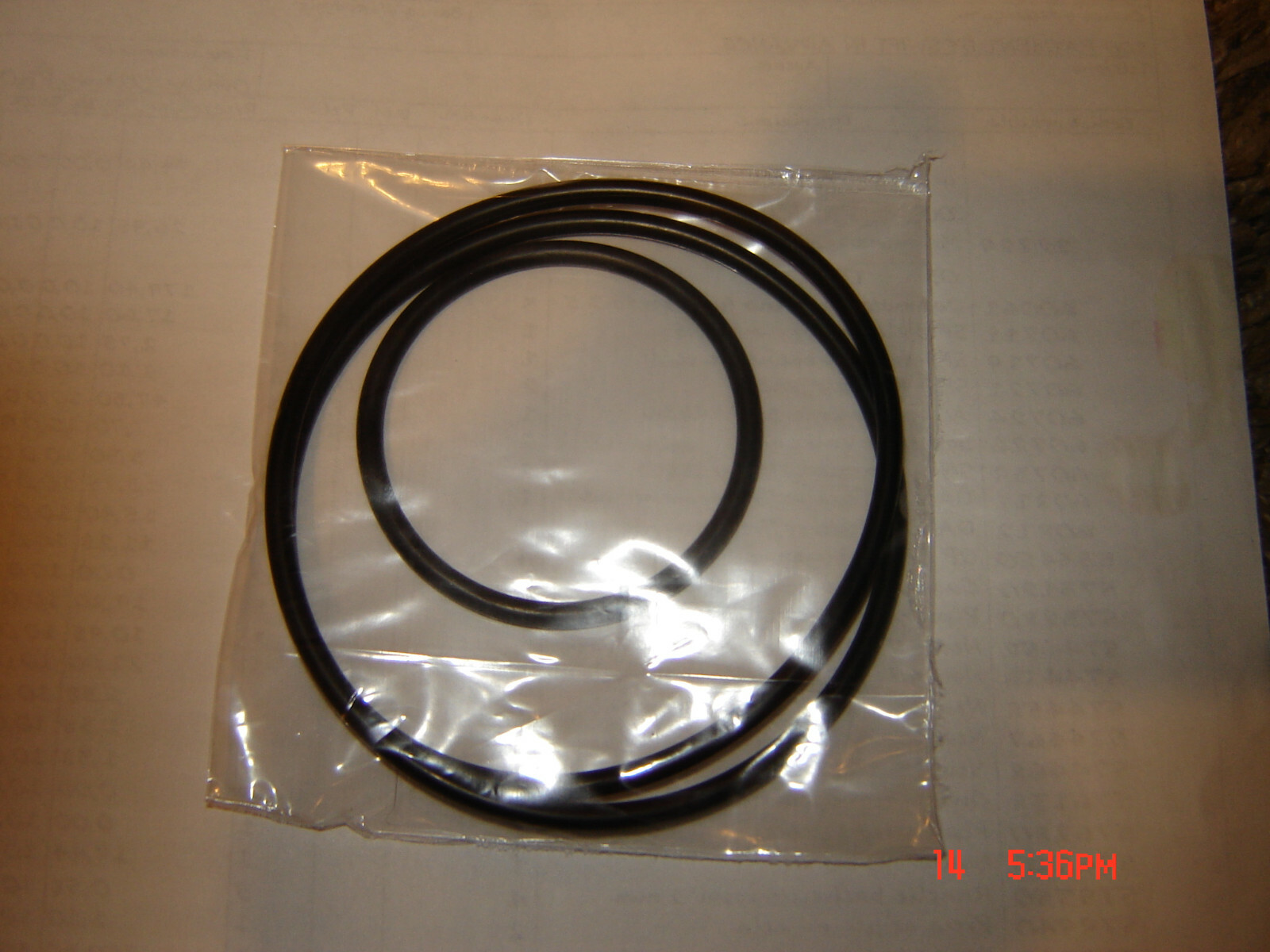 Elmo GP, GP-F, GP-E, GPE-SZ  Projector Belts,  2 Belt Set. New