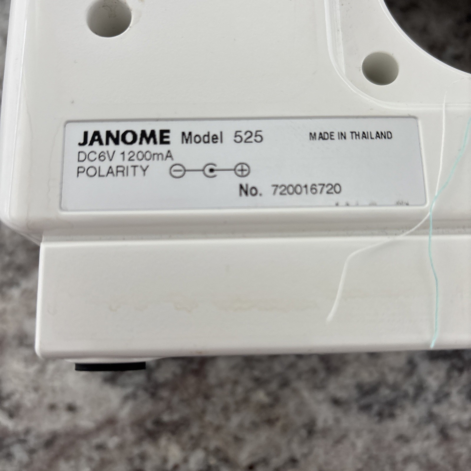 Janome Sew Mini Model 525 Electric Sewing Machine Small Compact, Tested- Works!