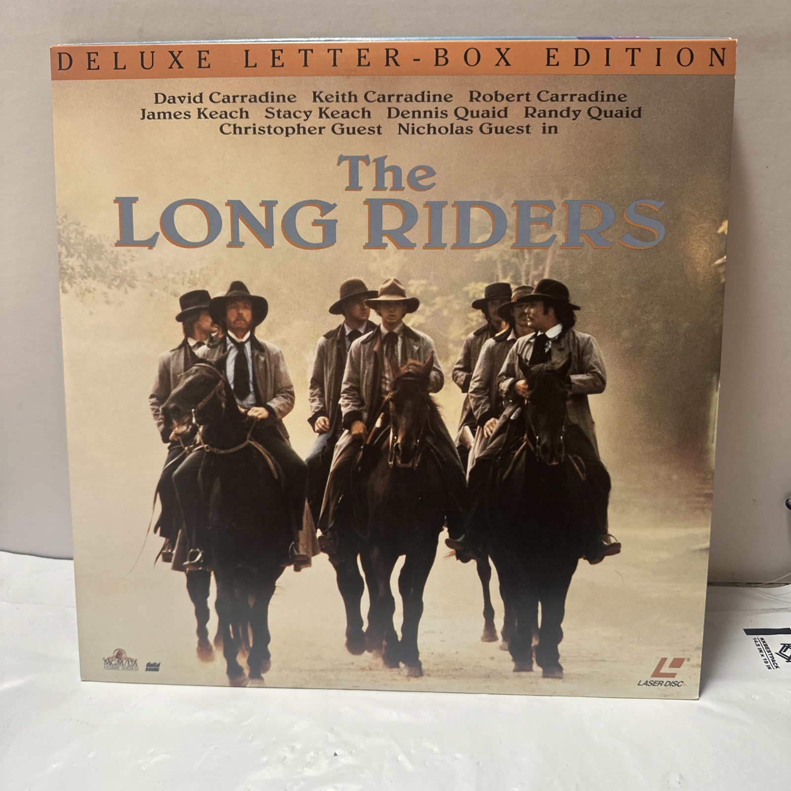 The Long Riders LaserDisc 1980 Western Deluxe Letter-Box MGM/UA