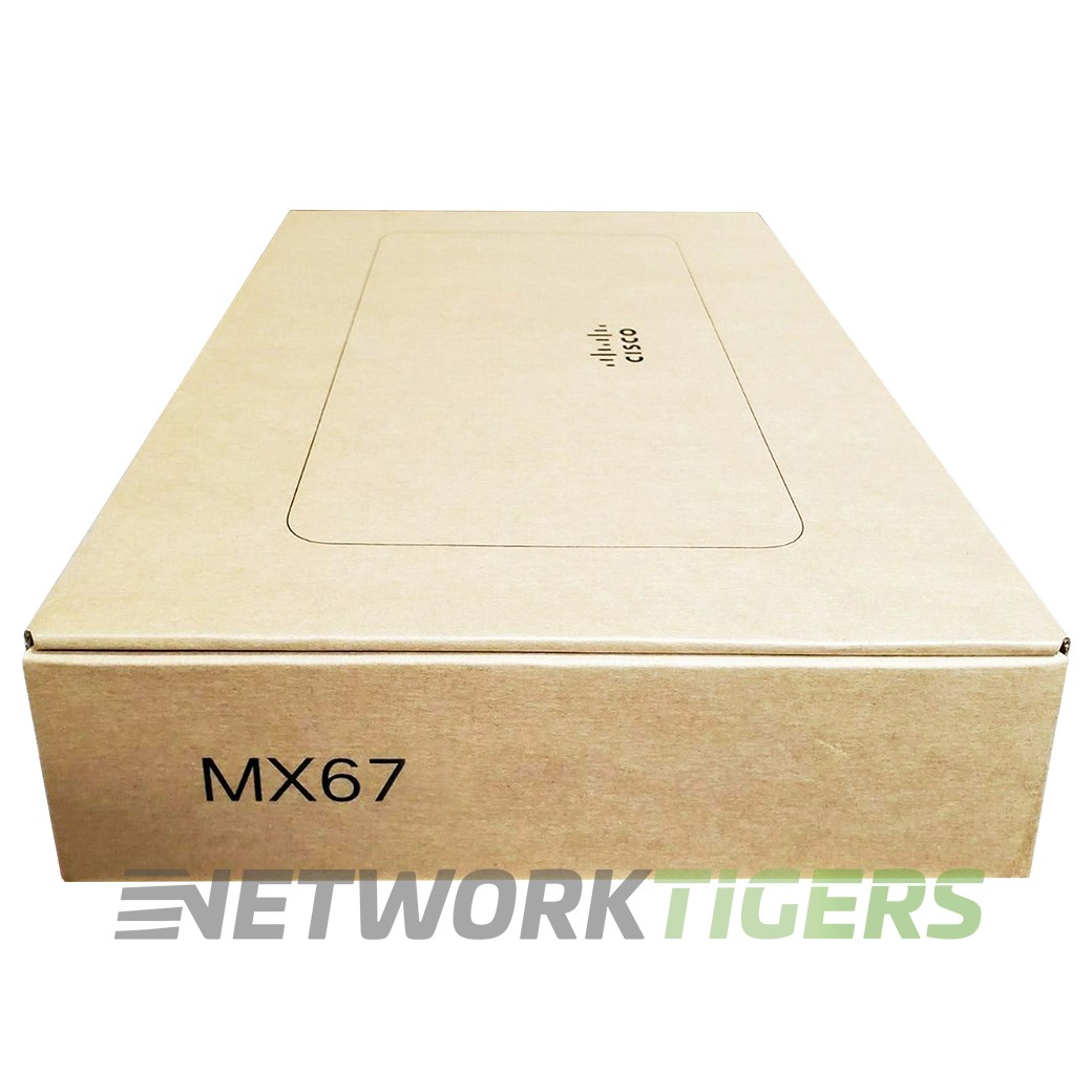 NEW Cisco Meraki MX67-HW MX Series 4x GE LAN 450 Mbps UNCLAIMED Firewall