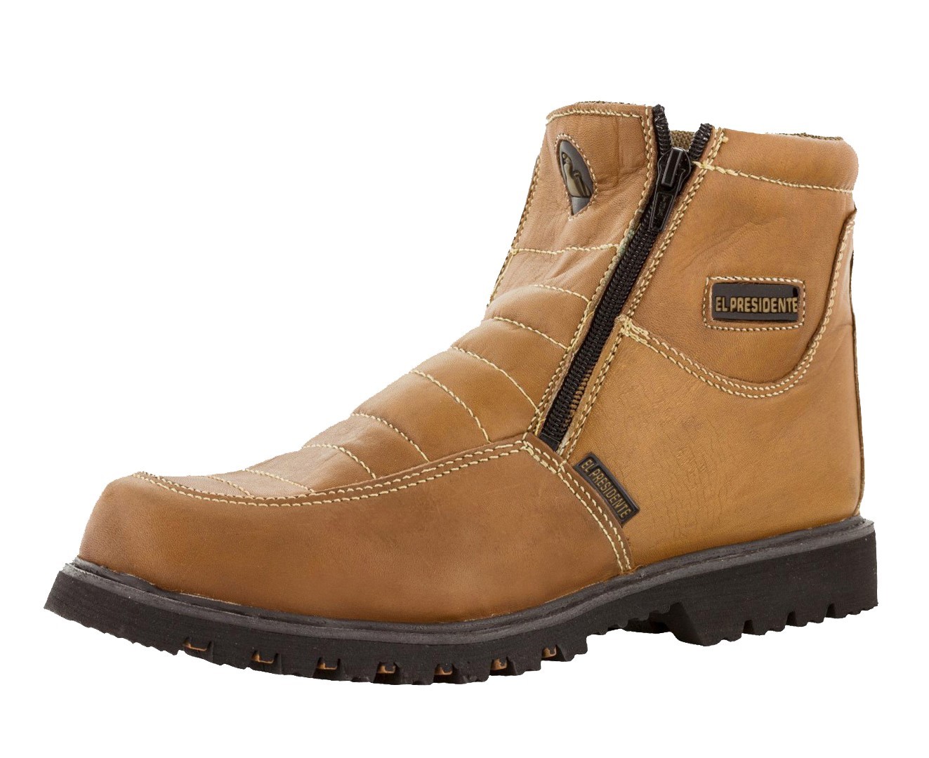 Mens Work Boots Non Slip Light Brown Soft Toe Botas Trabajo Size 6-7, 10, 10.5
