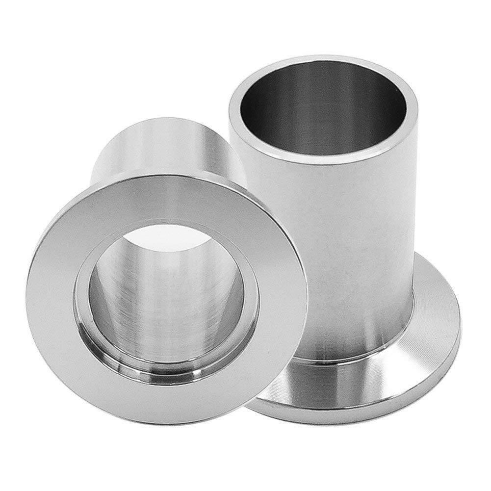 Long Weld Stub KF10/16/25/40/50, OD Tube, Length=20-50mm, Vacuum Flange Fitting