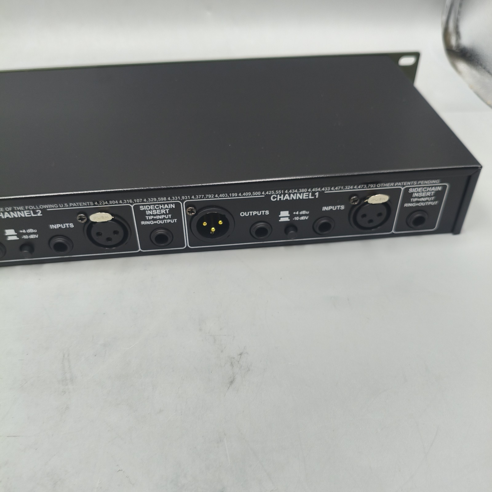 DBX 266xs Dual Channel Compressor Gate Dynamics Processor w/ Side Chain Insert