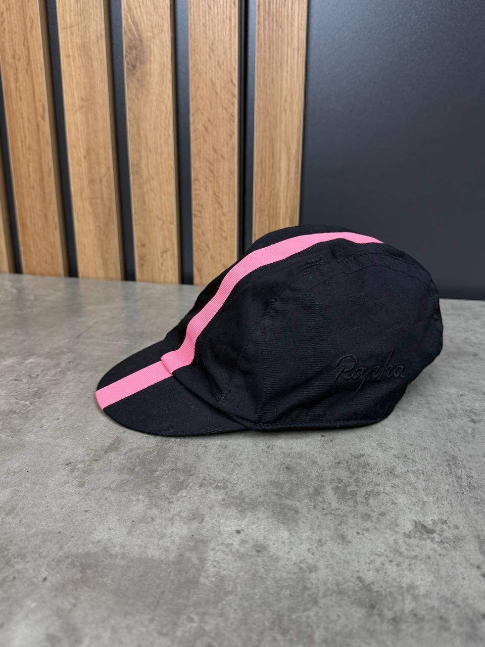 Rapha Black Pink Cycling Cap Size L