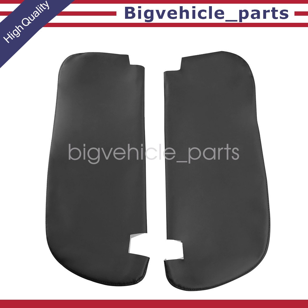 New Sun Visor Leather Black Cover Fits For 1994-2001 Dodge RAM