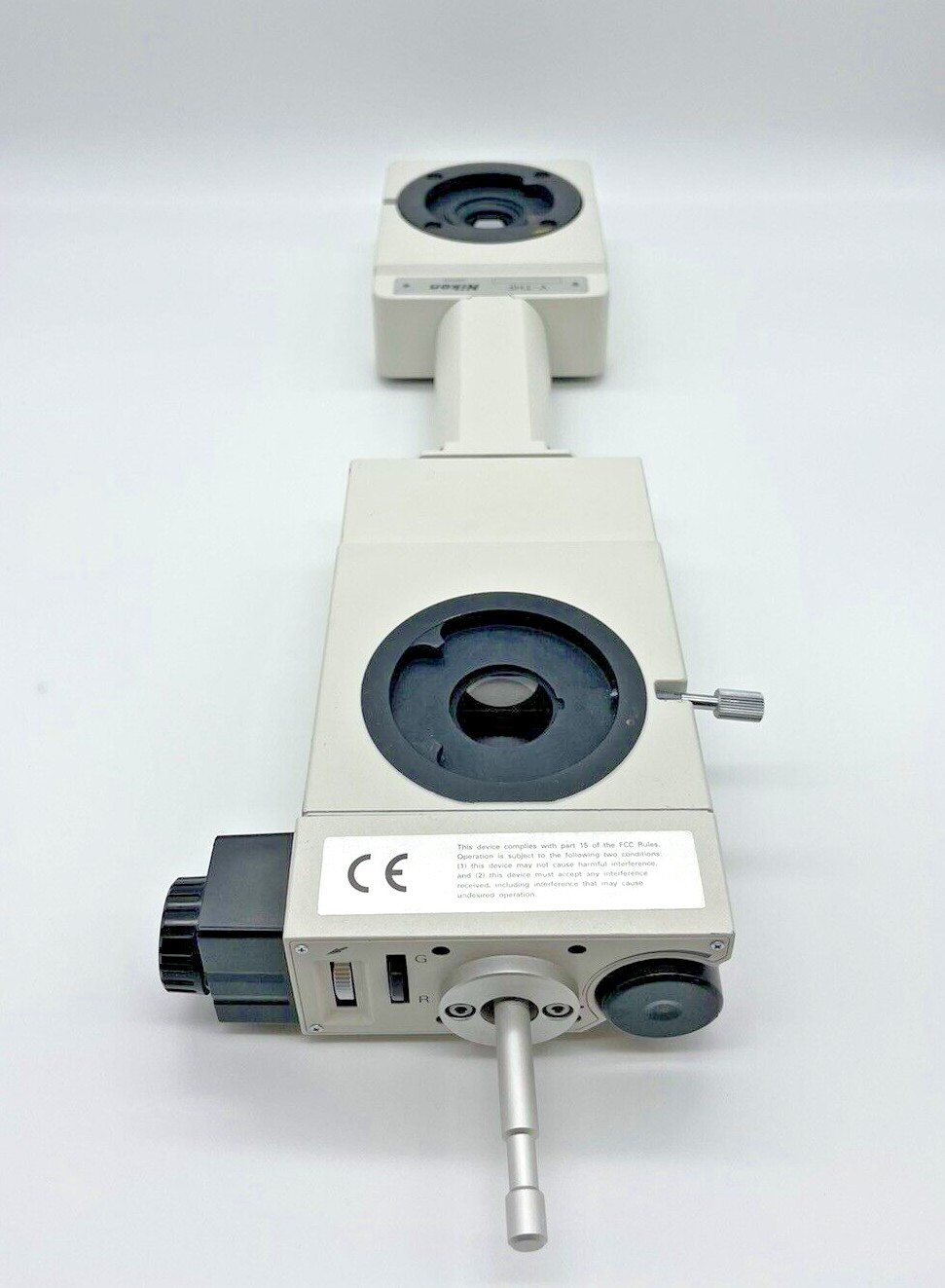 Nikon Microscope Front to Back Dual Observations Bridge Y-THF with Pointer