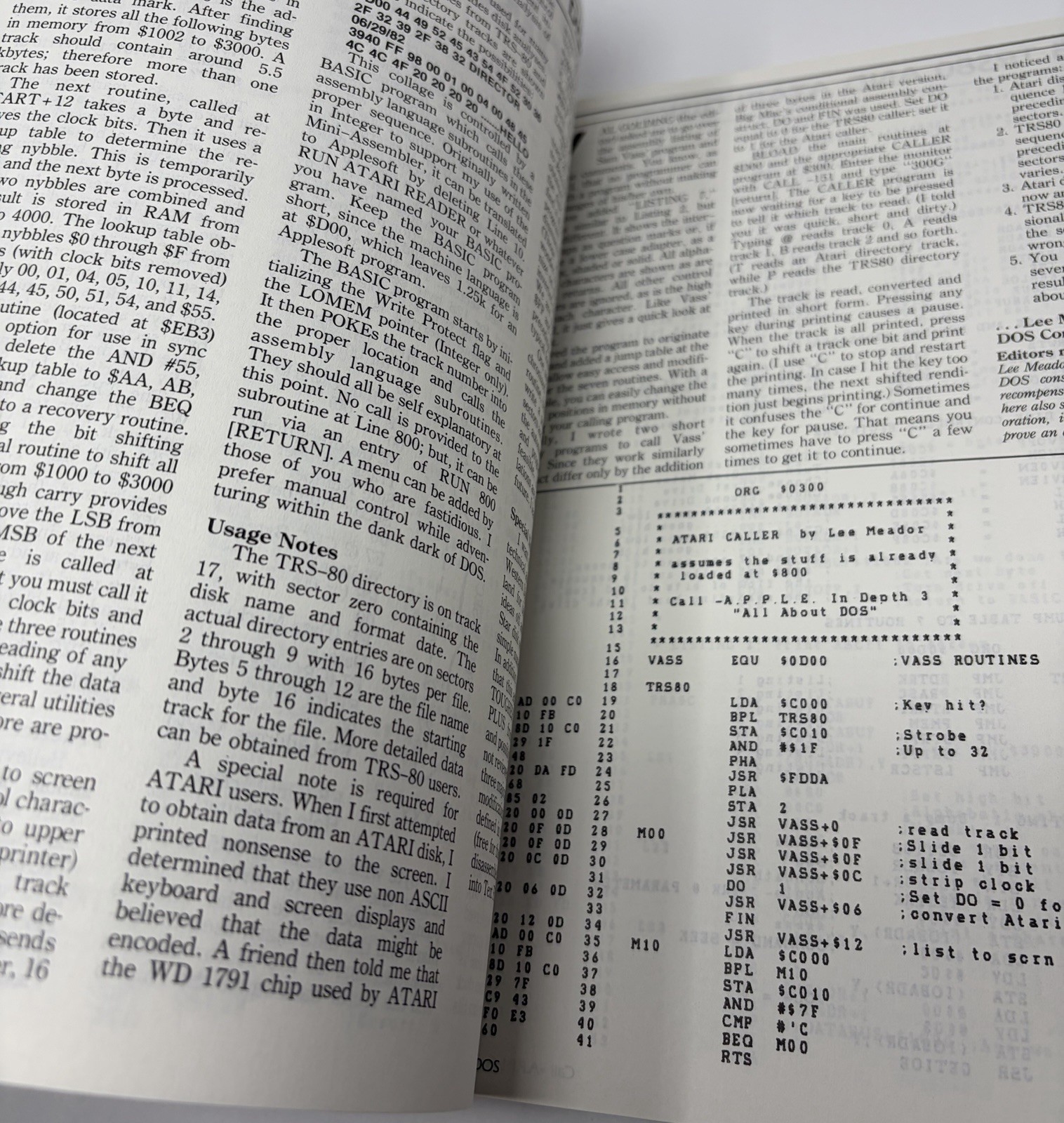 Call-A.P.P.L.E. Book No. Three All About DOS Computer User Group Circa 1978
