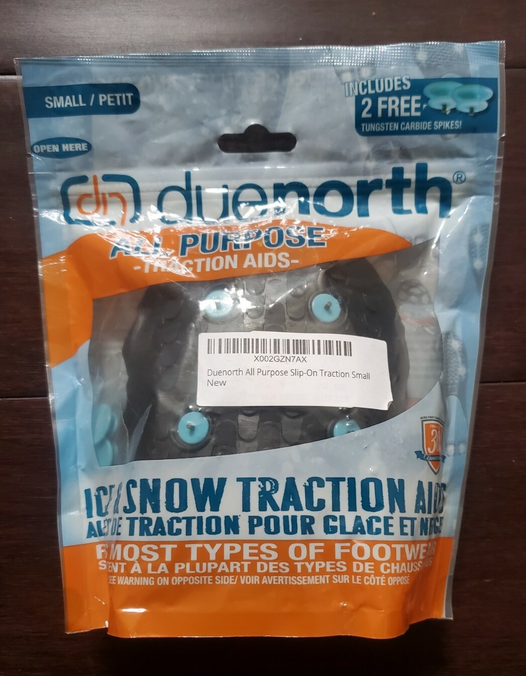 Due North All Purpose Traction Aids Size Small Ice & Snow Traction Most Footwear