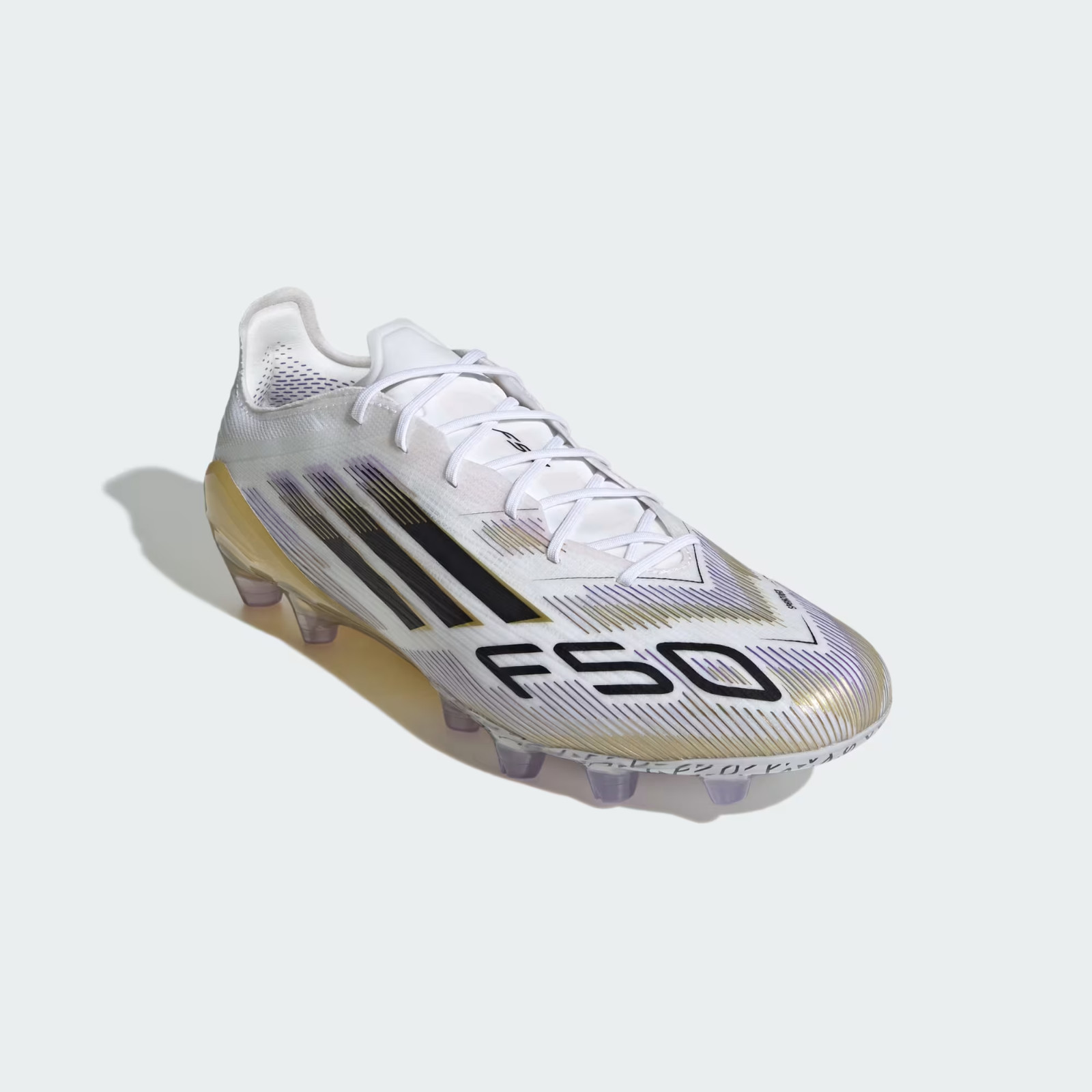 adidas F50 ELITE HG/AG JAPAN JR1701 Cloud White/Black/Gold Men's Soccer Cleats
