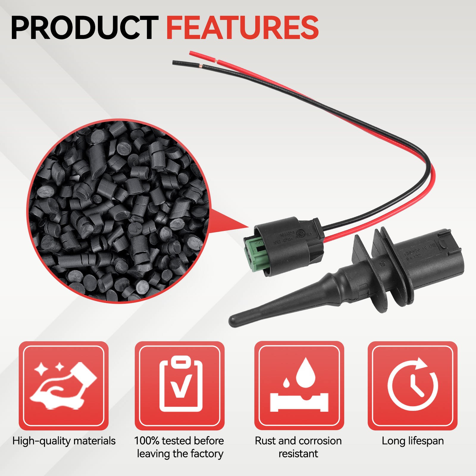 Outside Air Ambient Temperature Temp Sensor_For BMW E46 E39 E38 E90 X3 X5 X6 Z4