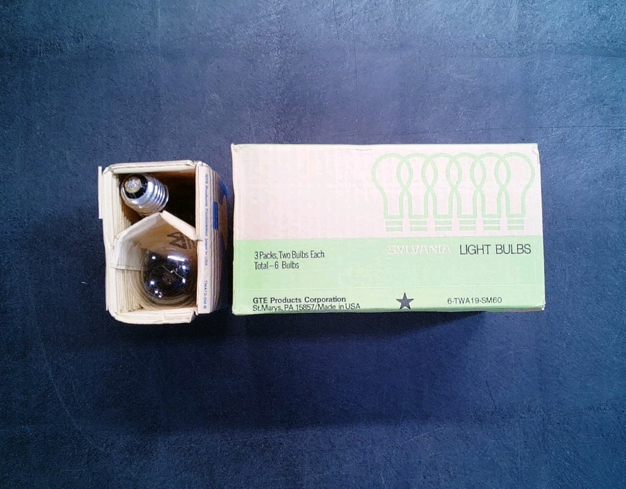 60A19 Sylvania Clear (6 PACK)