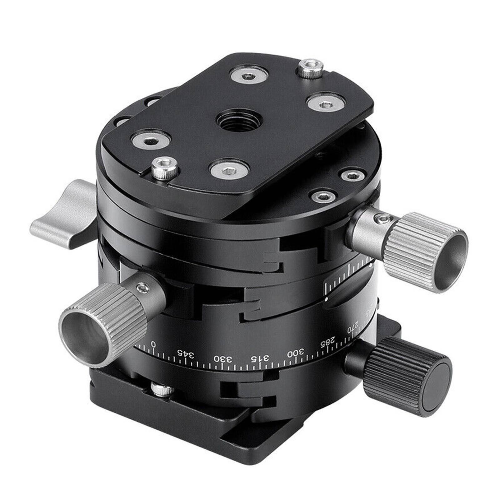 New Leofoto G2 GEAR HEAD 3 In 1 Panoramic Geared Ball head Tripod Head BlackzJ