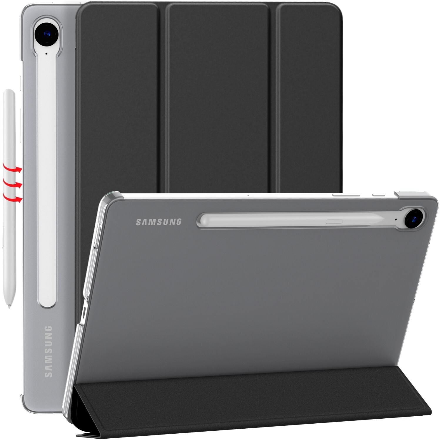 Smart Cover For Samsung Galaxy Tab S10 FE 10.9'' 2025 and Tab S9 FE 2023 10.9''