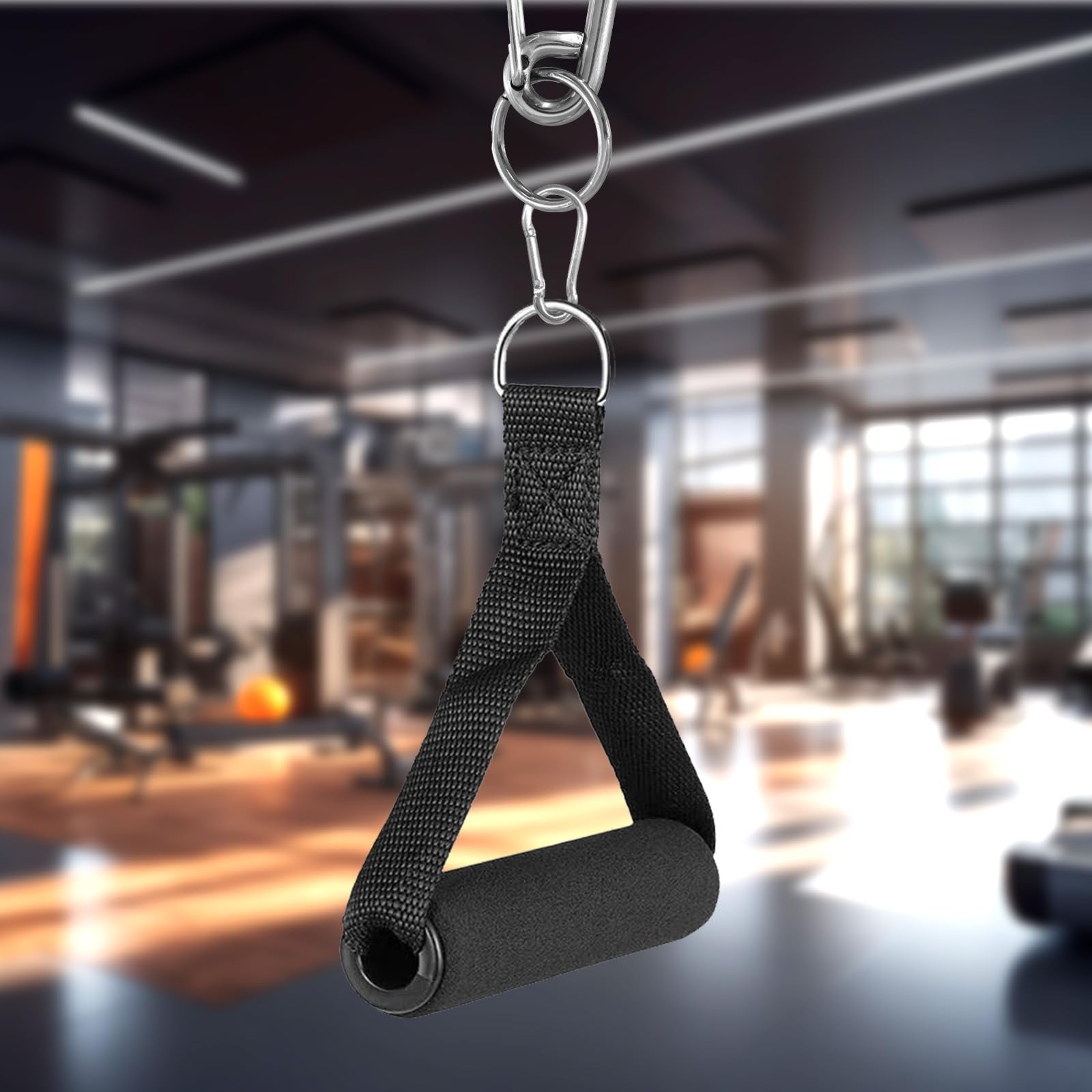 4 Pack Exercise Handles Gym Handle Equipment for Cable Machine Attachments