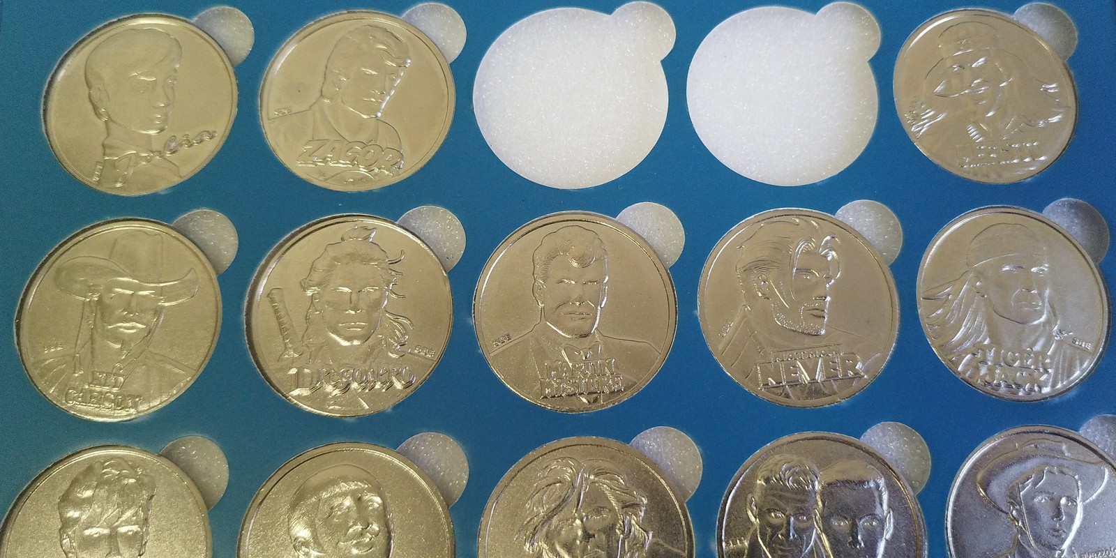 80s Medals Sergio Bonelli Binder with 22 Medals + Nick Raider Extra