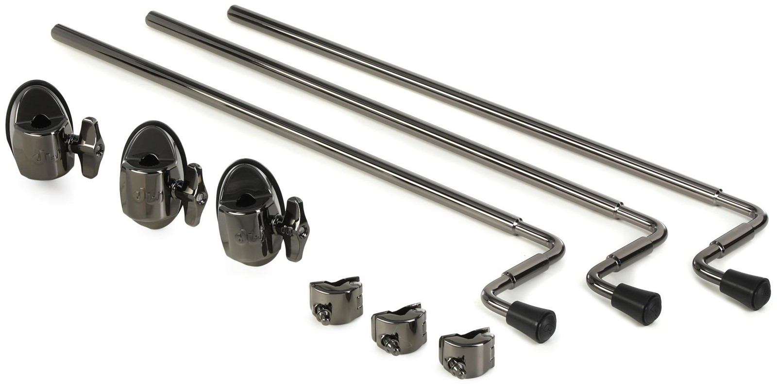 DW Floor Tom Leg Kit - Black Nickel