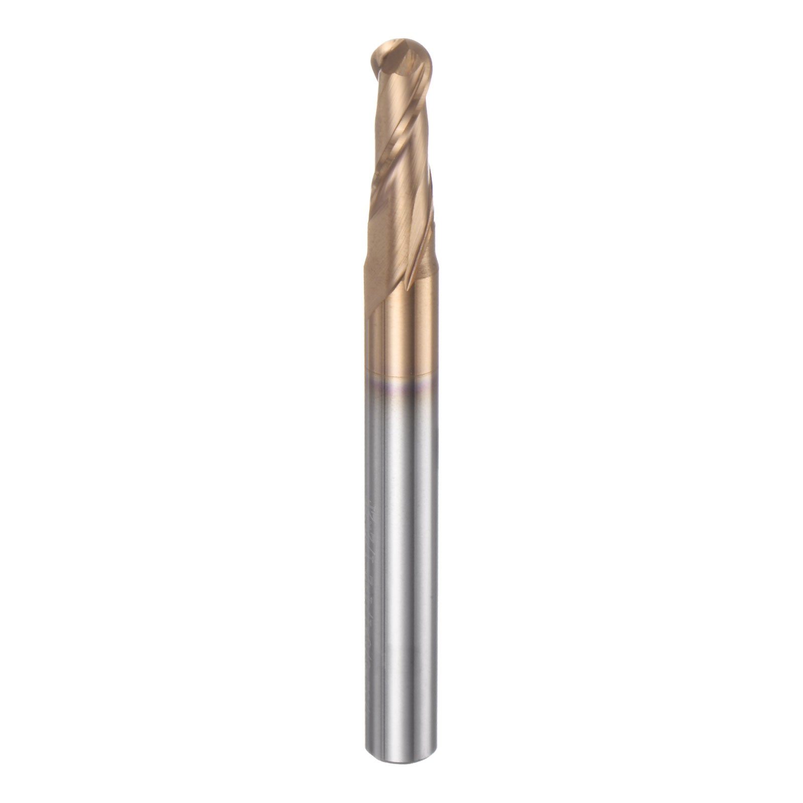2 Flute Ball Nose End Mill 5/8" Cutting Length TAIL Coated for Carving