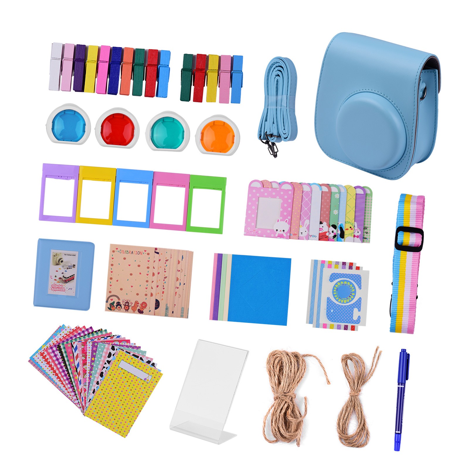 12-in-1 Instant Camera Accessories Bundle Kit Compatible With Inst ANPY