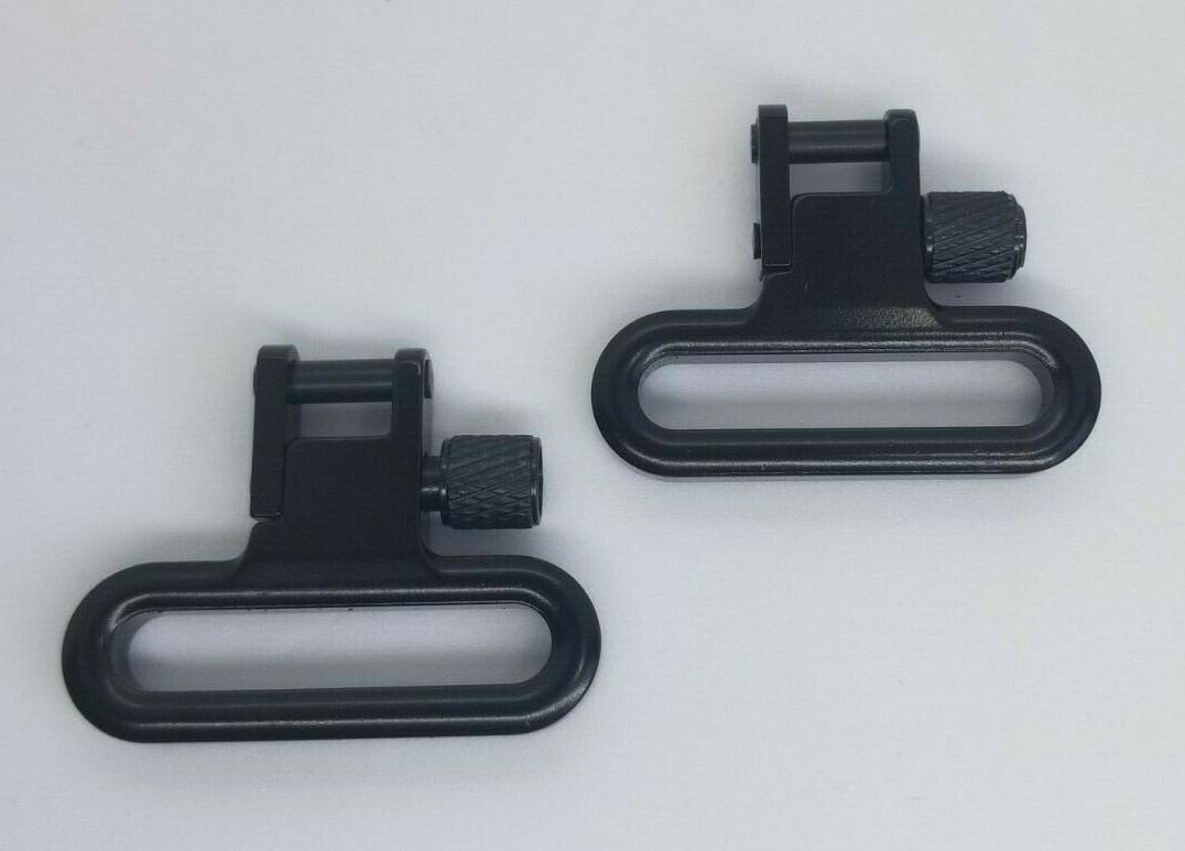 Rifle Sling Swivels - Ultra Strong 600 LB Rated - Quick Detatch 1.25" Width 46M