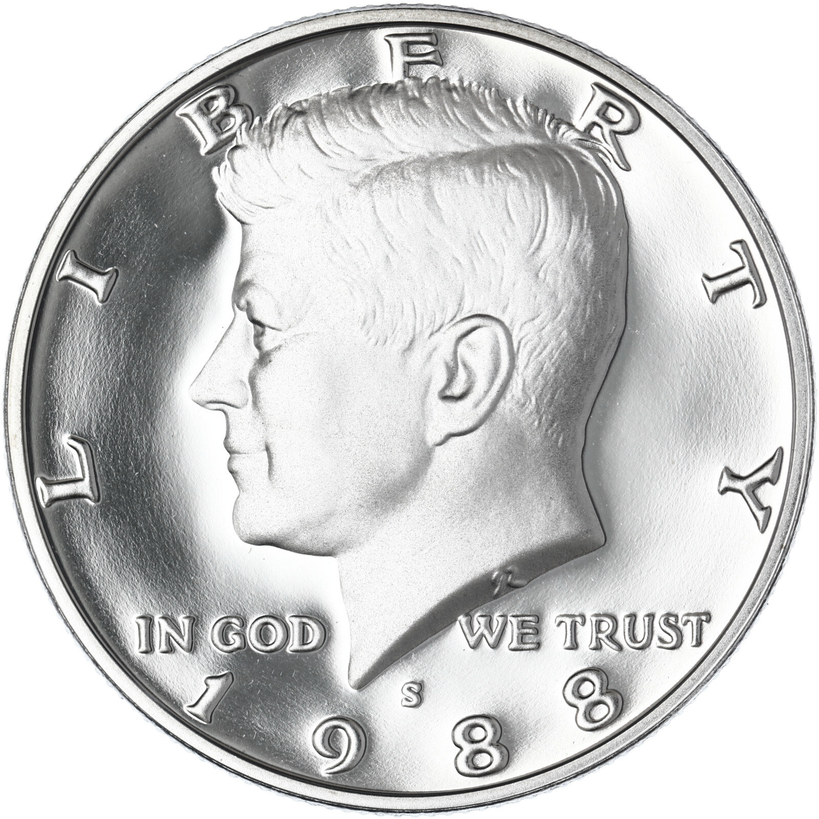 1988 S Kennedy Half Dollar Gem DCam Proof CN-Clad