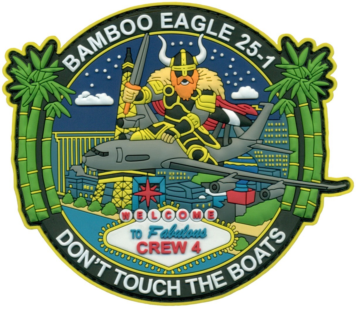 USAF 960th AIRBORNE AIR CONTROL SQUADRON – BAMBOO EAGLE 2025-1 – PATCH