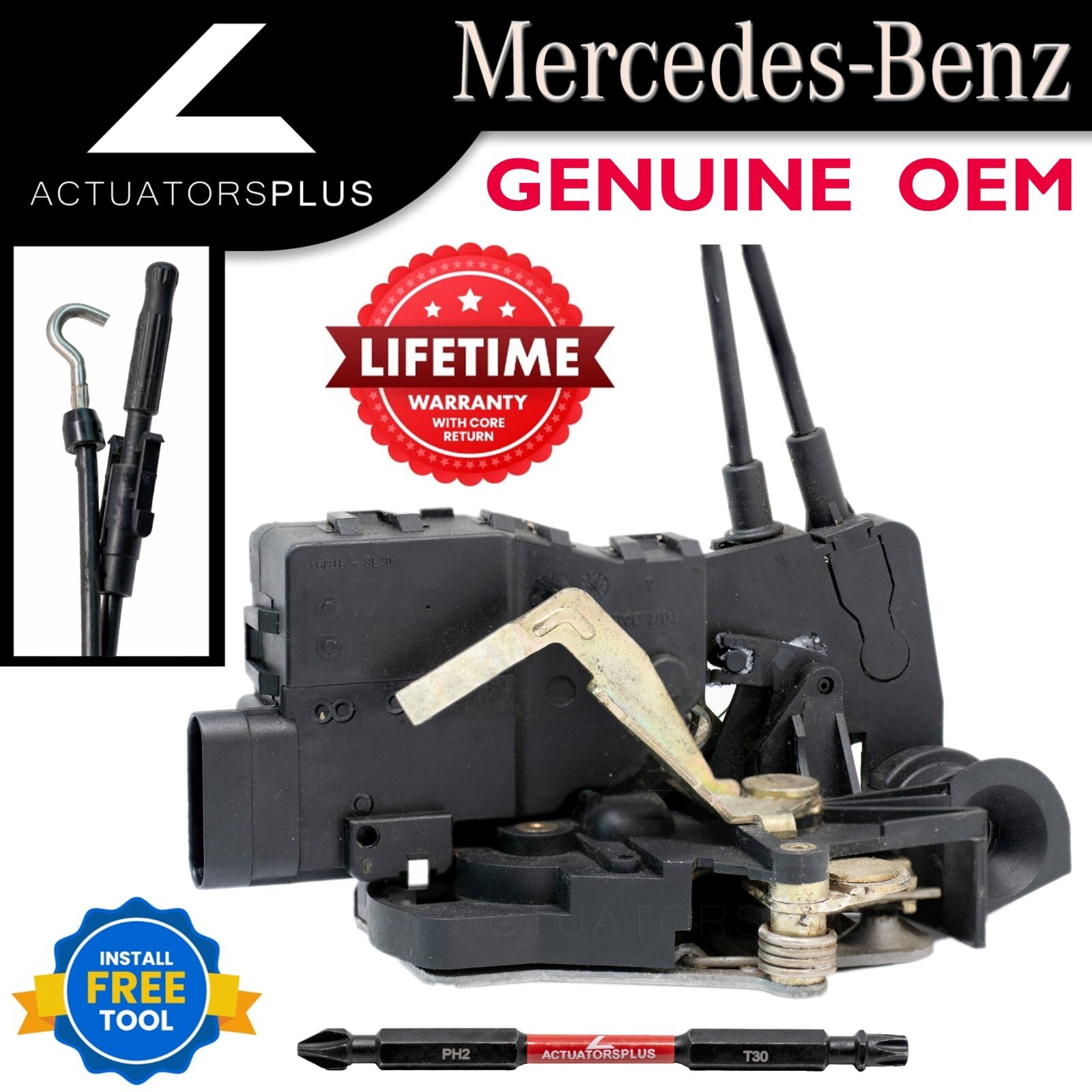 Mercedes-Benz ML430 Genuine OEM Rear Left Door Lock Actuator 99-01 Lifetime Wnty