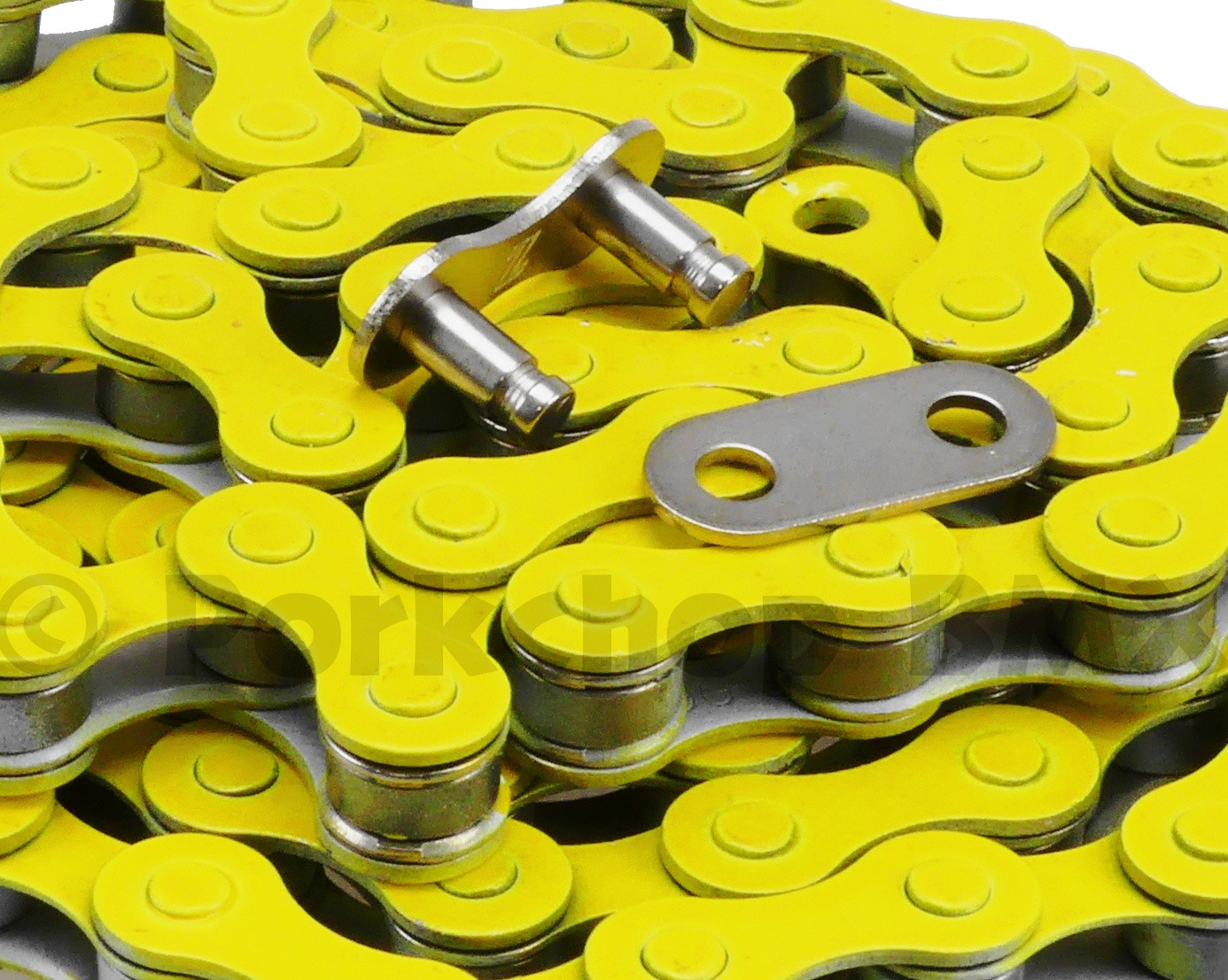 KMC BMX Bicycle Chain S1 (formerly) Z410 1/2" x 1/8" x 112L  - YELLOW