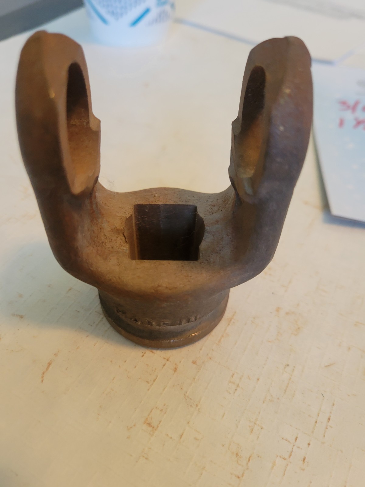 Weasler 3/4" x 7/8" Rectangle Bore Shaft Weld Yoke 0675 Series 300-0500