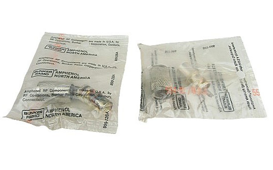 Amphenol 83-1SP UHF Male Solder Connector, Set of 2 - New Old Stock, Free Ship