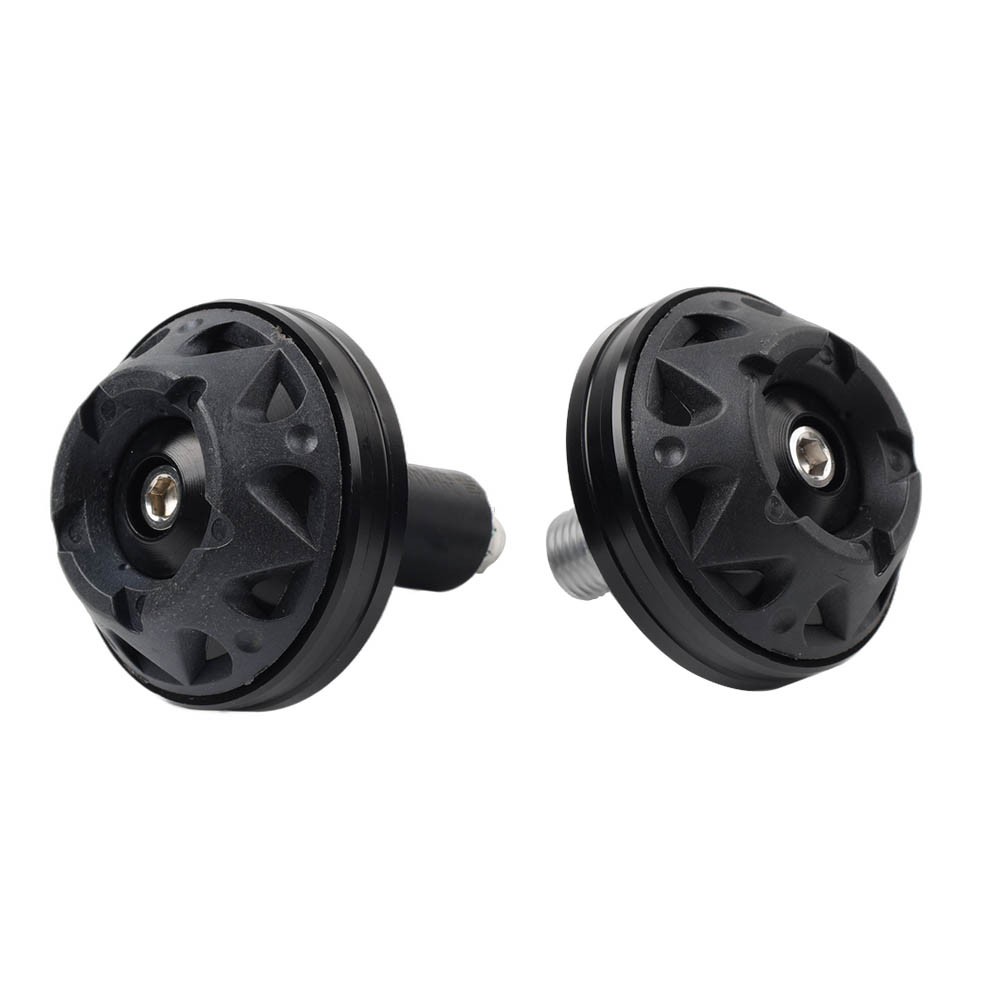Black Front Fork Frame Slider Wheel Crash Drop Protection for Yamaha TMAX530