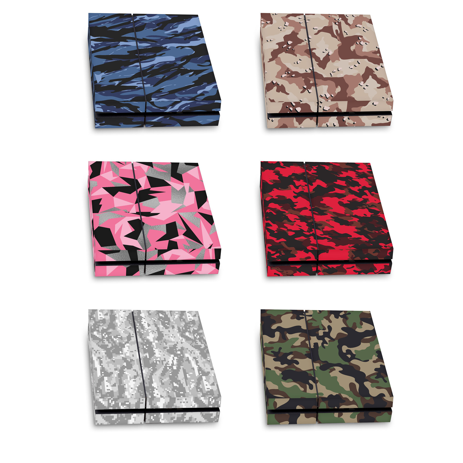 HEAD CASE DESIGNS CAMOUFLAGE VINYL STICKER SKIN DECAL COVER FOR SONY PS4 CONSOLE