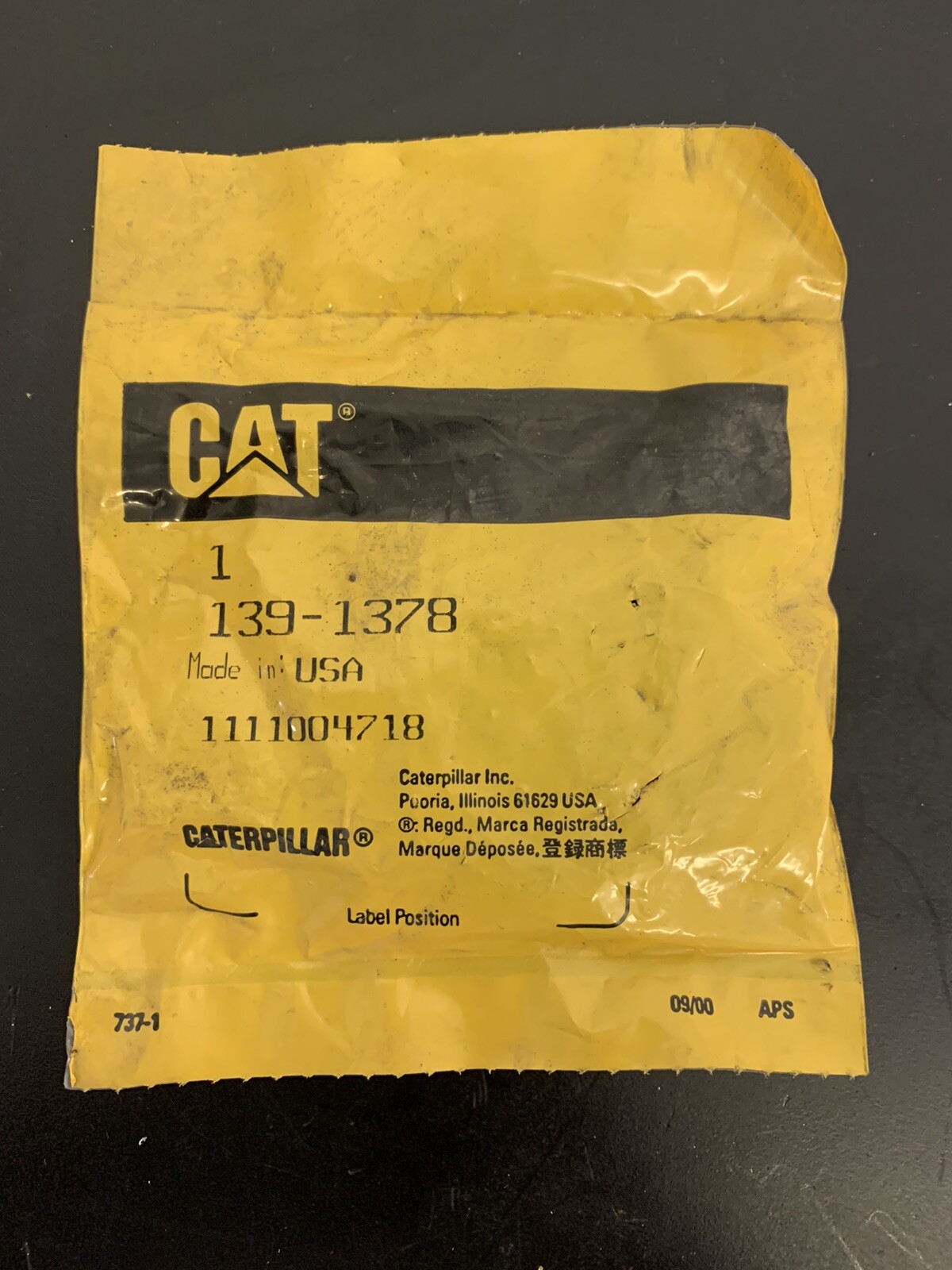 Caterpillar 1391378 CAT BEARING 139-1378