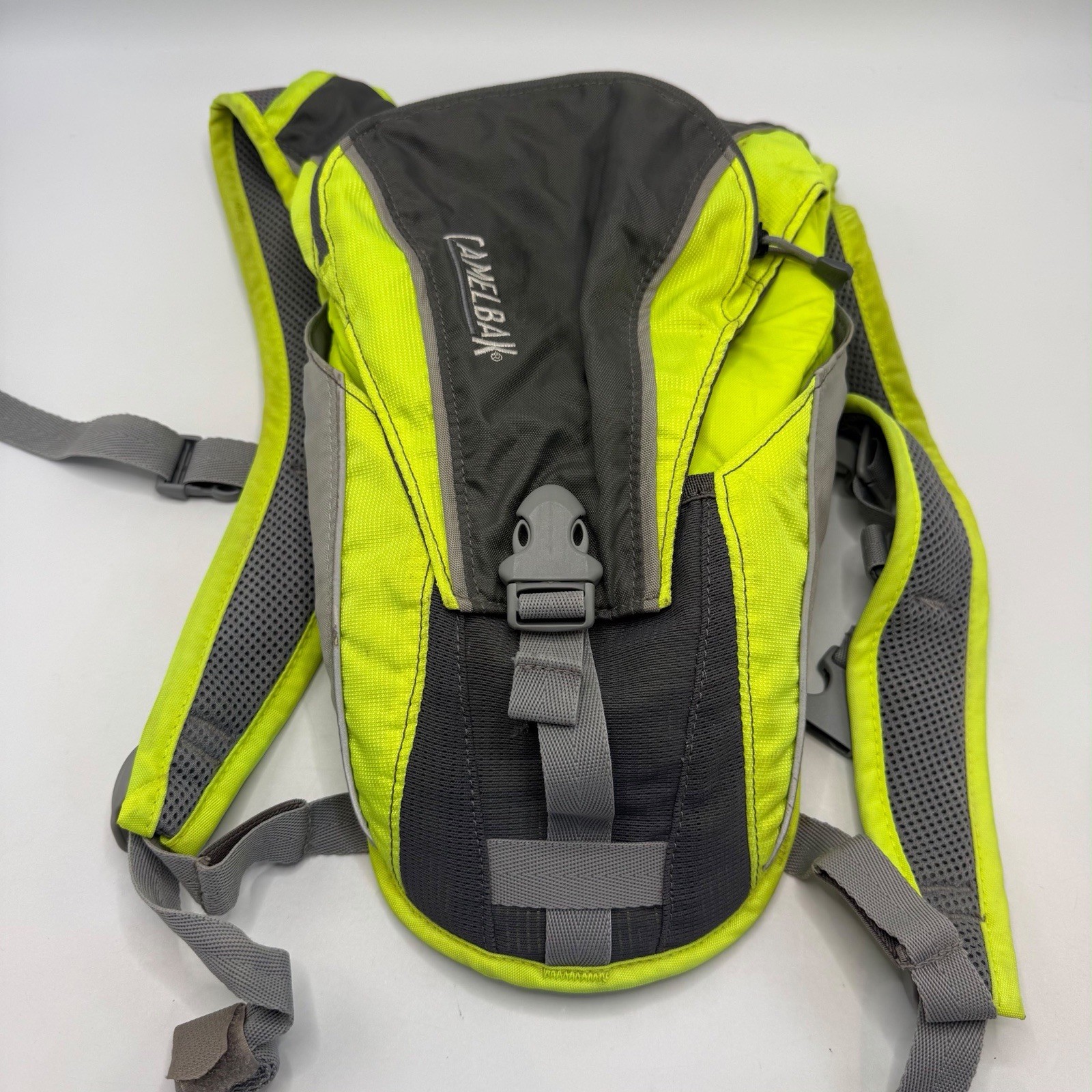 CamelBak Slipstream Hydration Backpack Hi Vis Yellow Gray No Bladder Pack