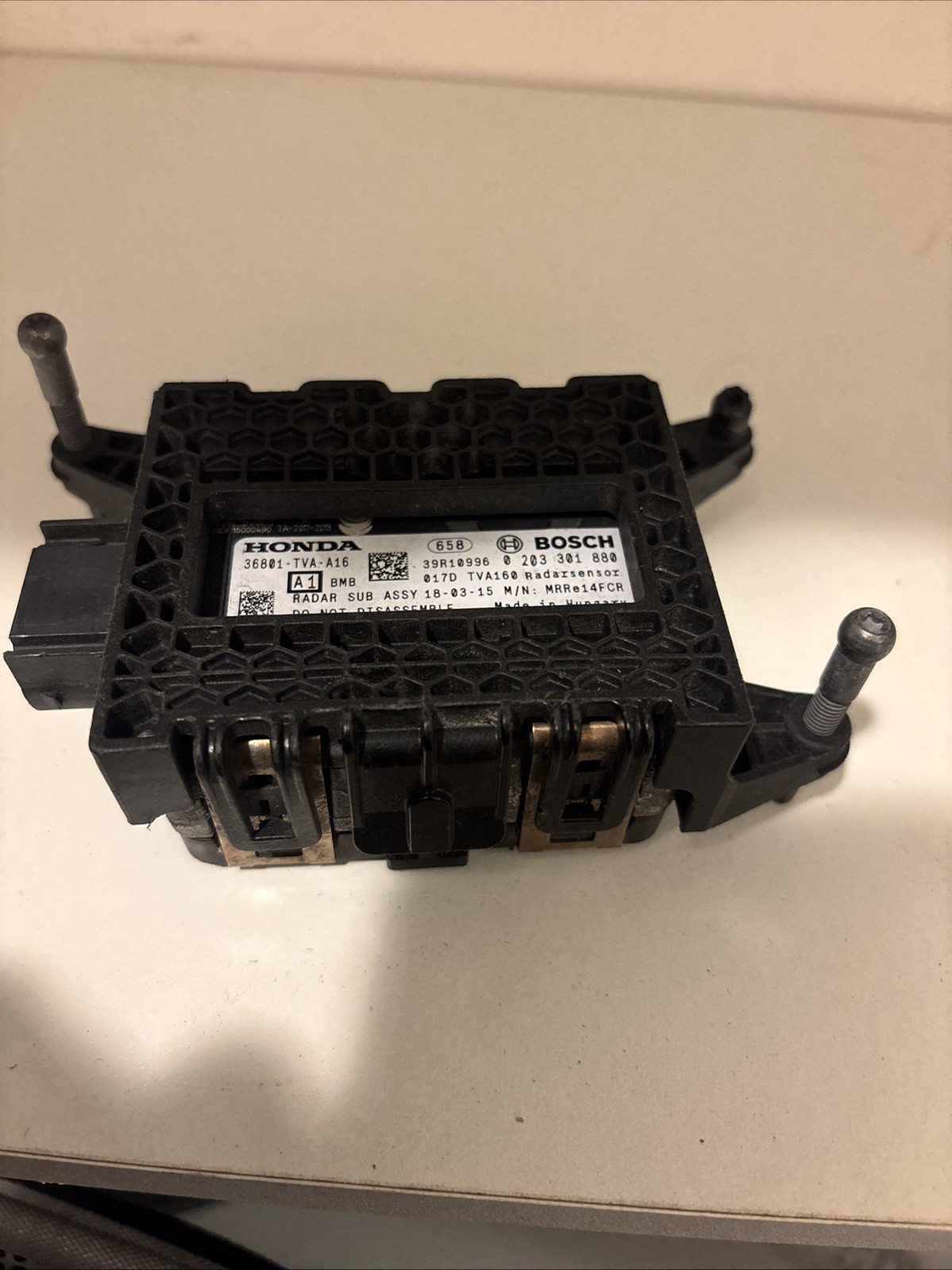 2018 2019 2020 Honda Accord Front Adaptive Cruise Control Sensor 36801-TVA-A16