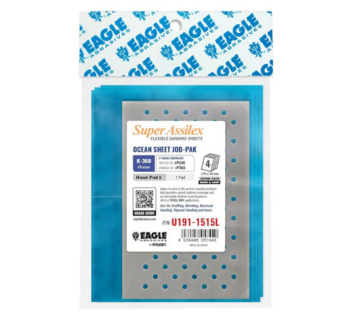 Eagle Abrasives Assilex Sheets-Ocean w/ L Pad