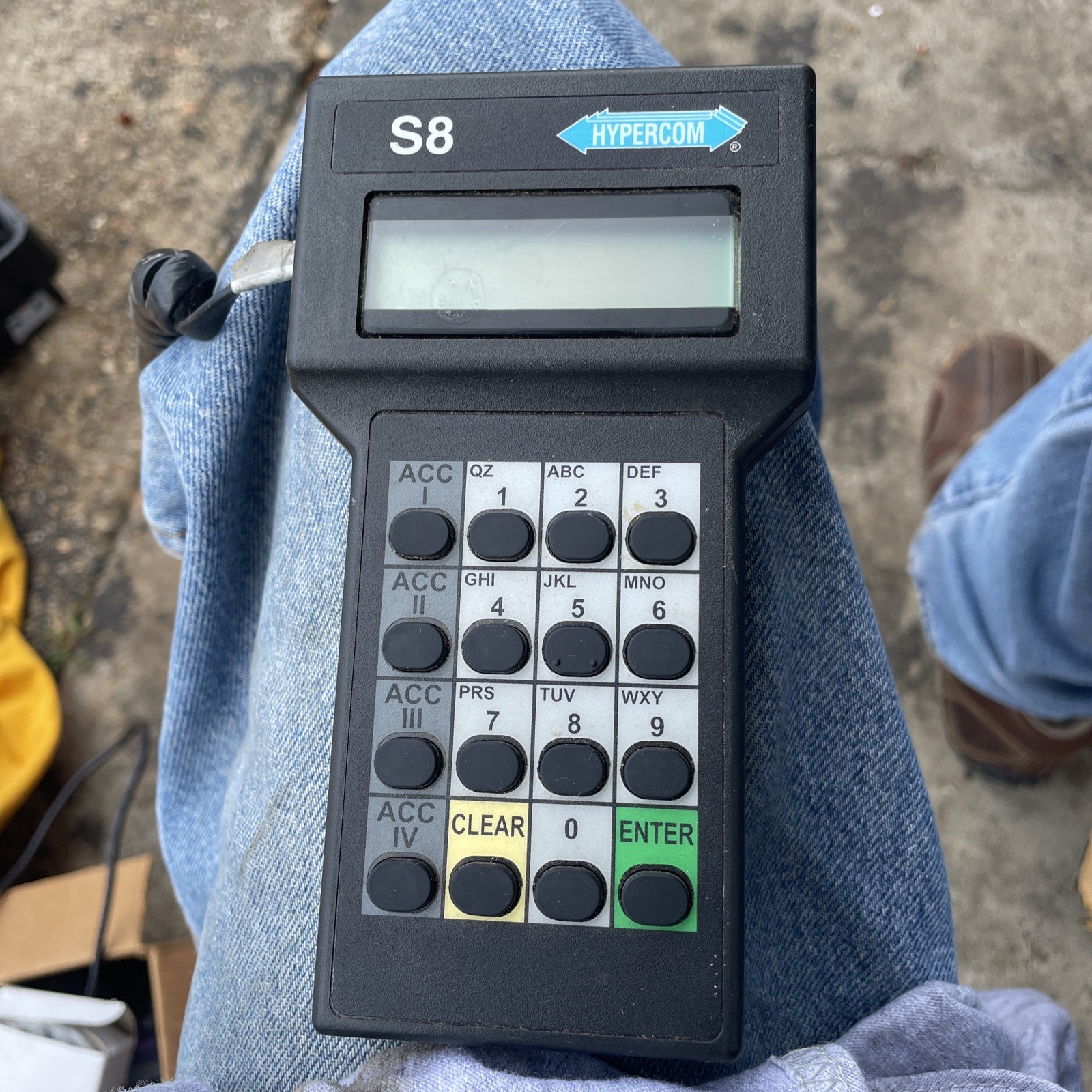 Hypercom S8 Credit Card Reader Machine Pin Pad POS Debit Terminal