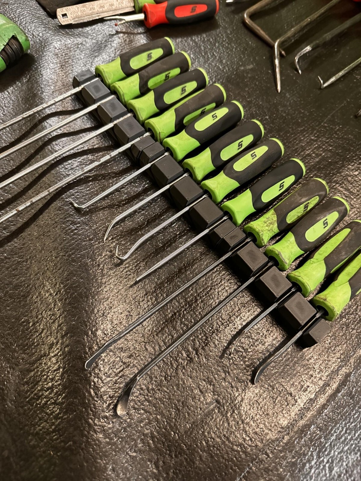Magnetic Pick Tool Organizer  | Durable Pick Set Holder ( 4 Piece Holder)
