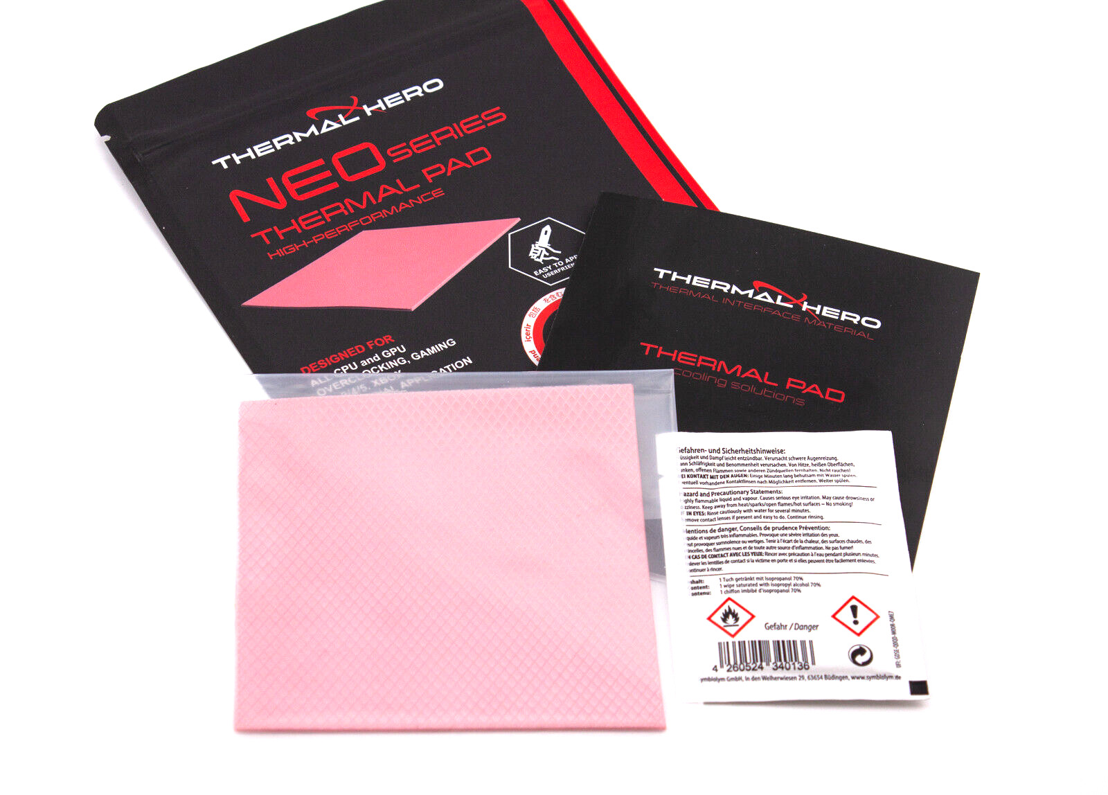 THERMAL HERO NEO Thermal Pad | 100x100x3.0mm | for GPU RAM - for PS4/PS5 Xbox®
