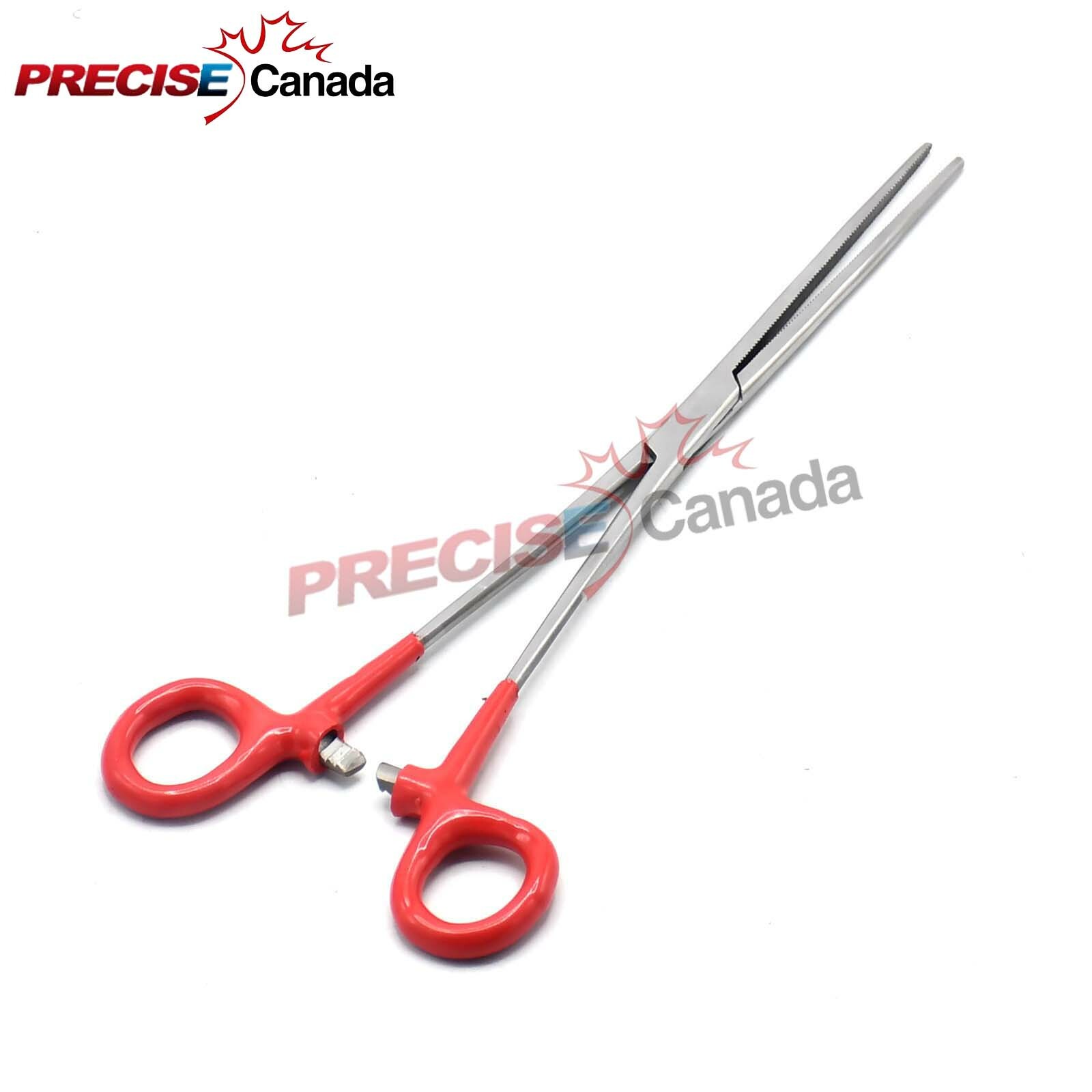 Hemostat Pean Forceps Surgical Instruments, Red Dep Handle 10" Straight
