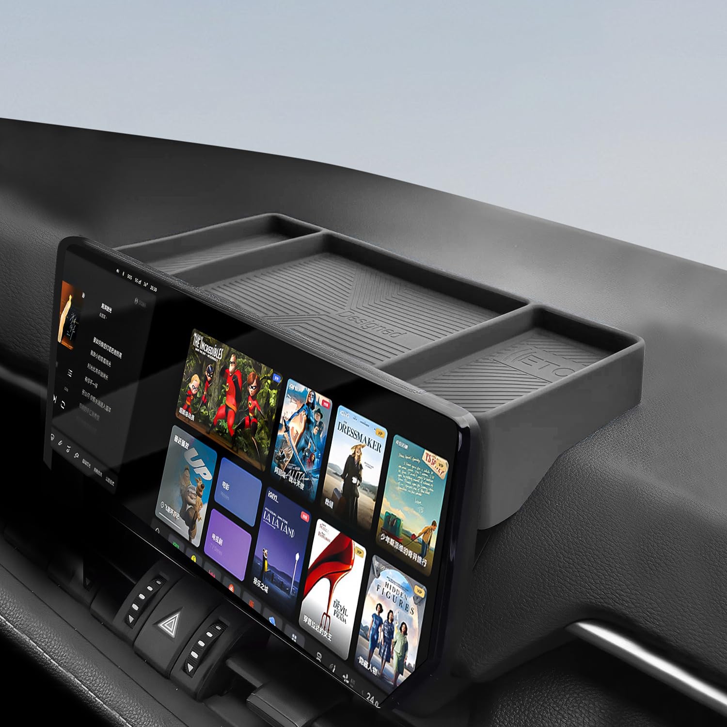Dashboard Organizer for Toyota 2020-2025 RAV4 /RAV-4 / Wildlander, Silicone D...